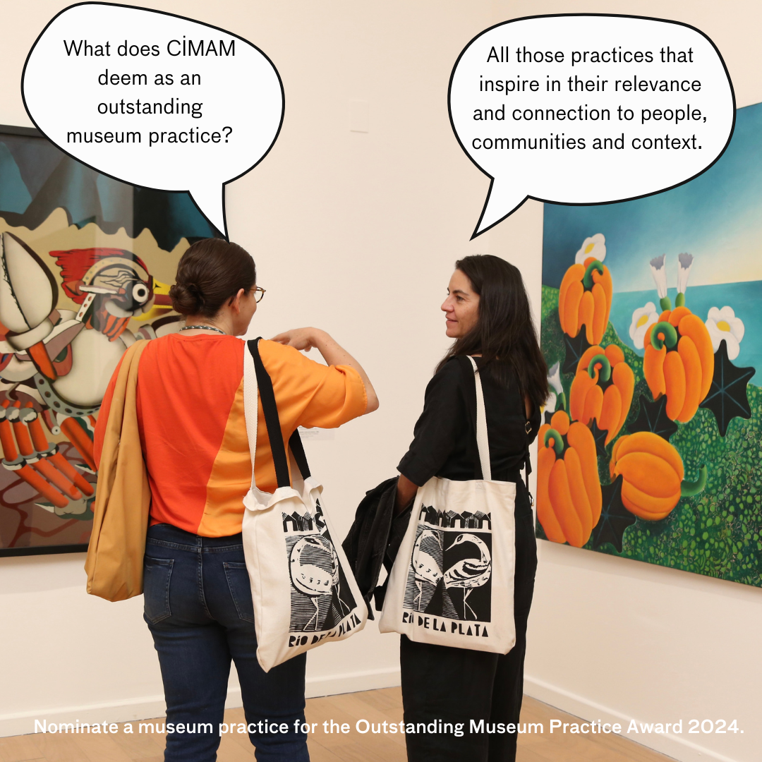 What does CIMAM deem as an outstanding museum practice?
