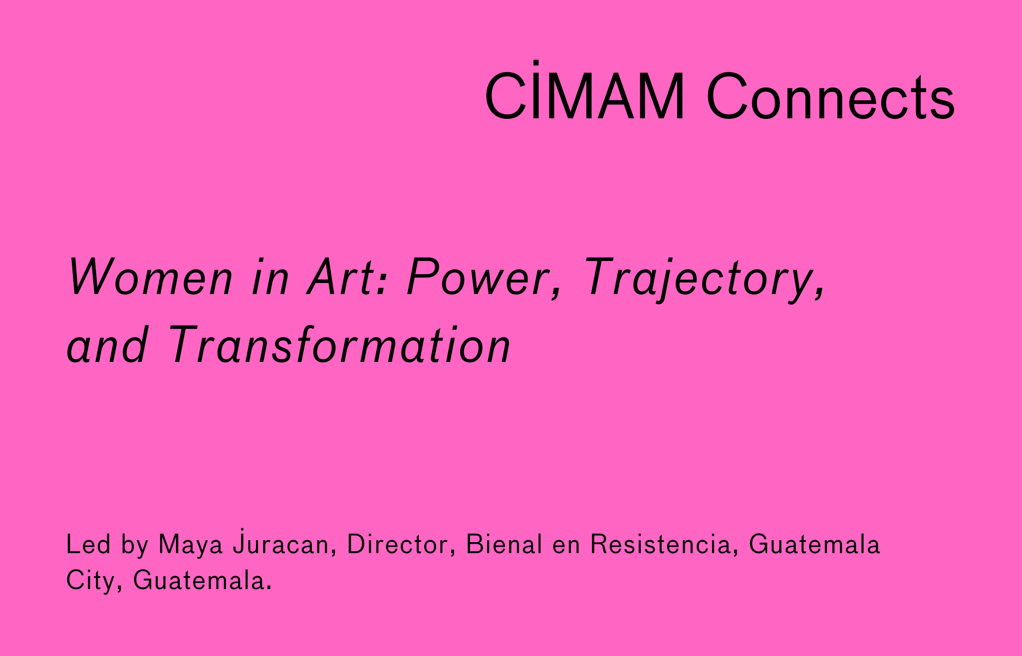 CIMAM Connects 2