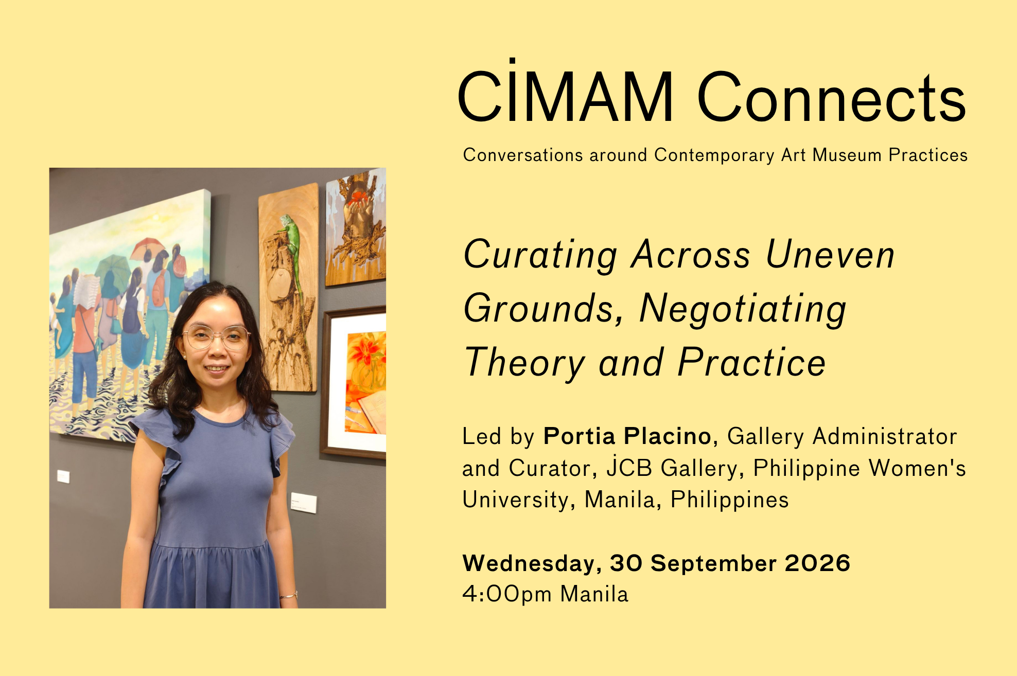 CIMAM Connects web
