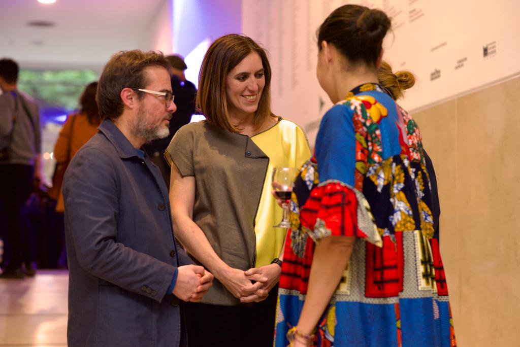 Enrique Avogadro junto a Victoria Noorthoorn