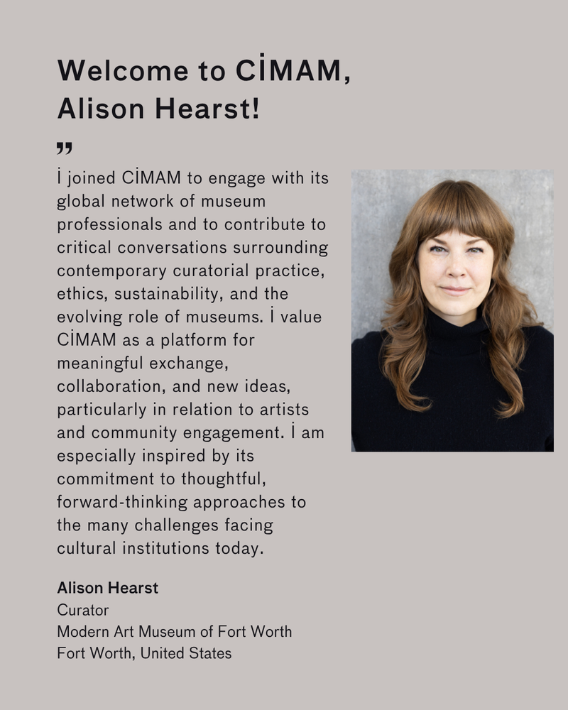 Welcome Alison Hearst Update