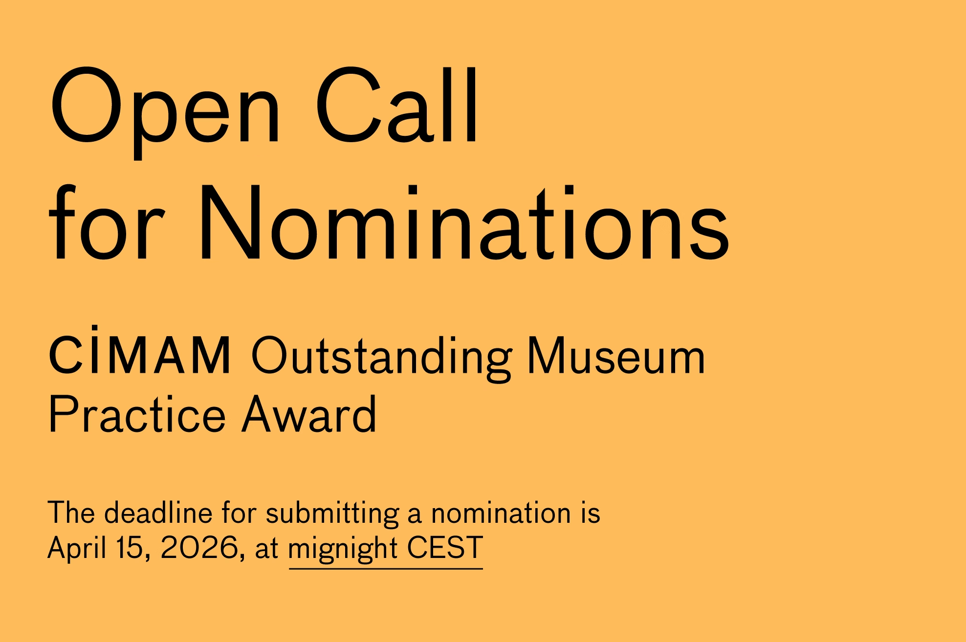 Call for Nominations